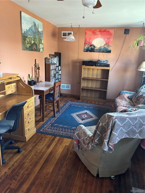 Home Office, Interior, Wood Texture Flooring