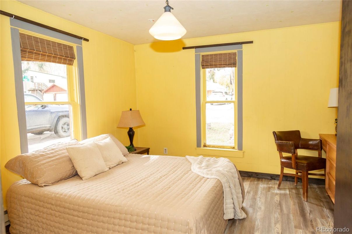 Bedroom, Interior, Wood Texture Flooring