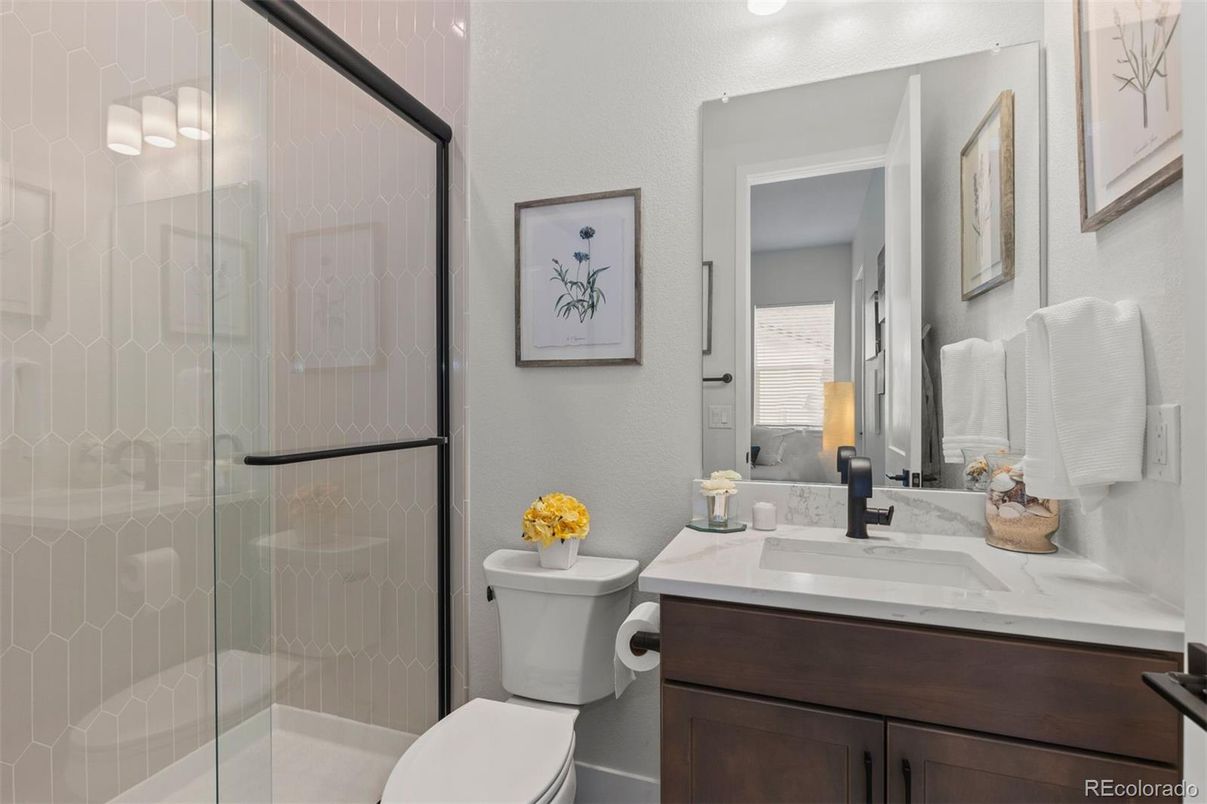 Bathroom, Glass Shower, Interior