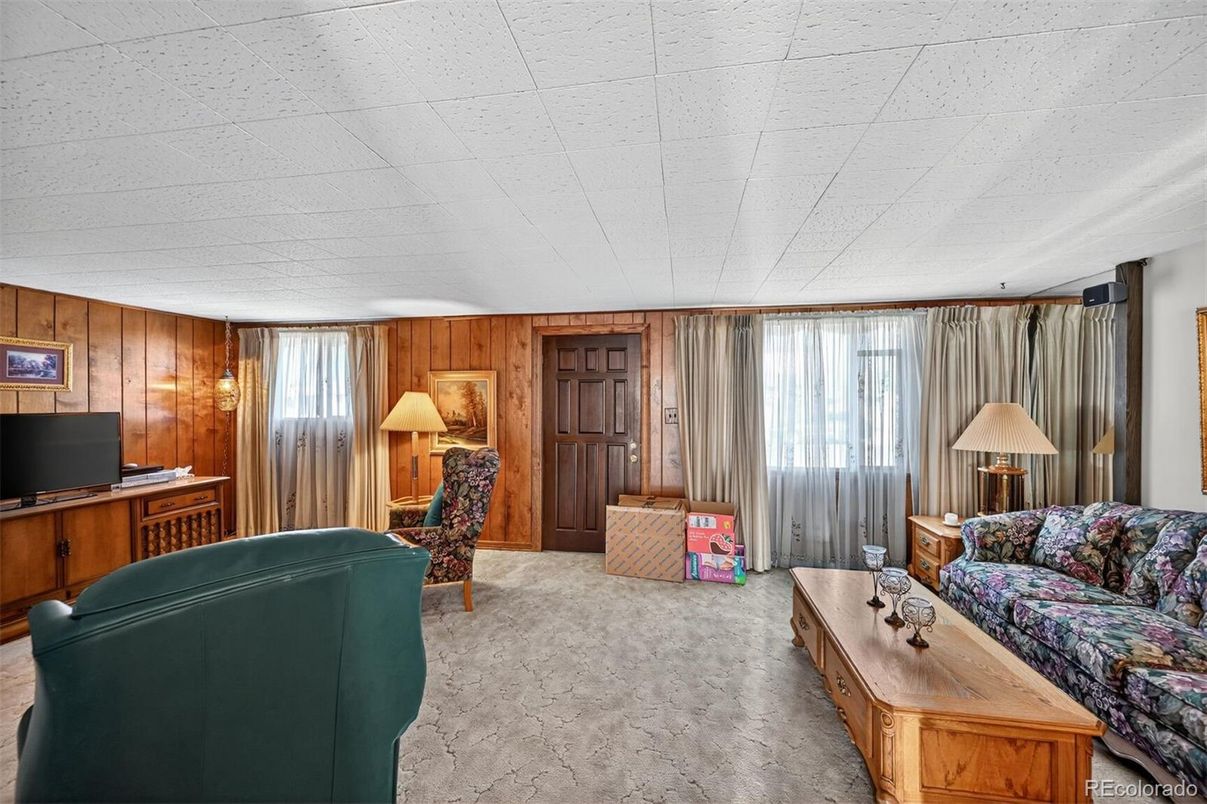 Interior, Living room, Wooden Walls