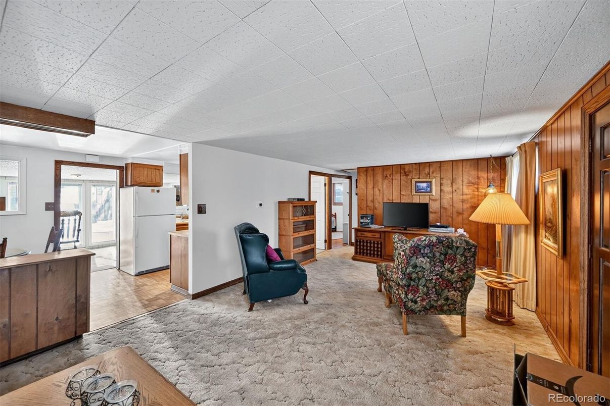 Interior, Kitchen, Wooden Walls
