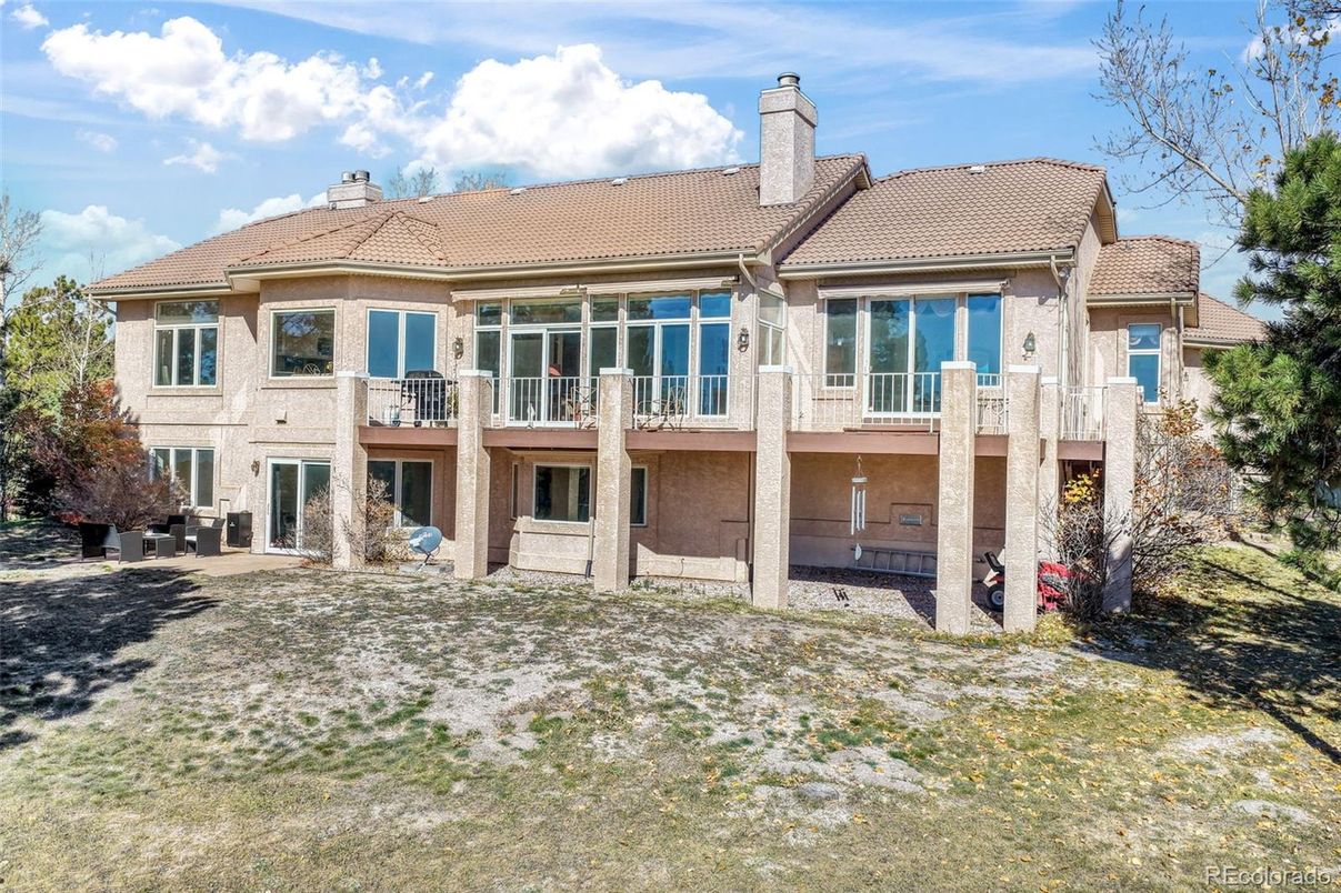 Backyard, Exterior, Facade, Mediterranean