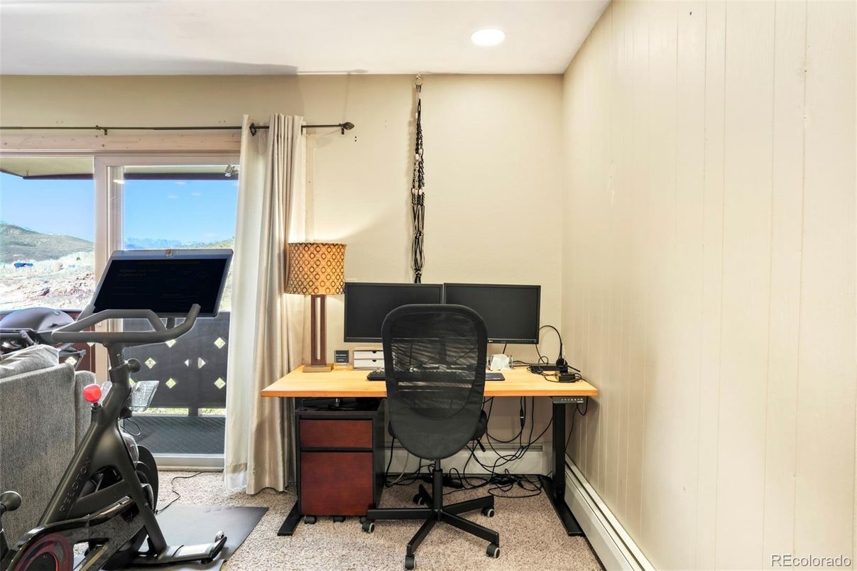 Fitness Equipment, Home Office, Interior, Recessed Lighting