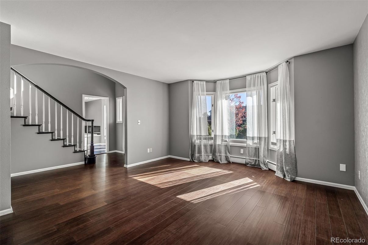 Empty room, Interior, Wood Texture Flooring