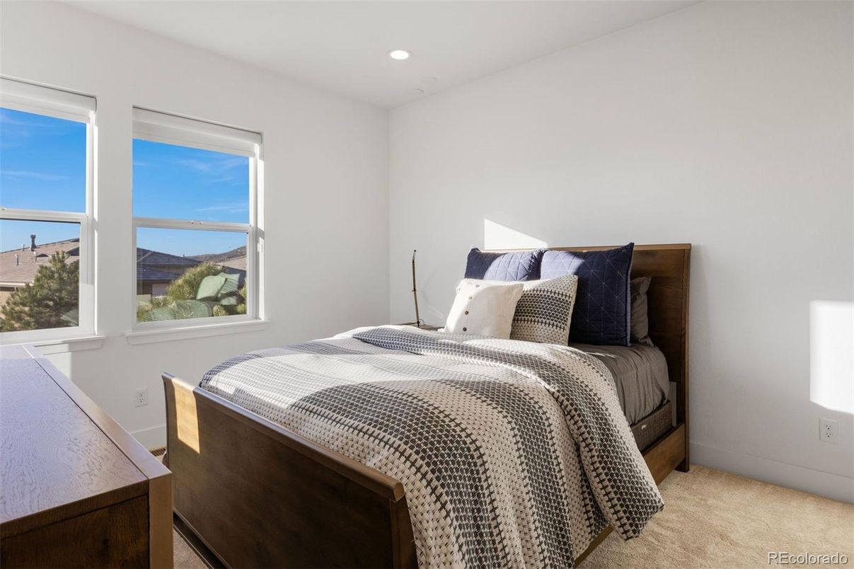 Bedroom, Interior, Recessed Lighting