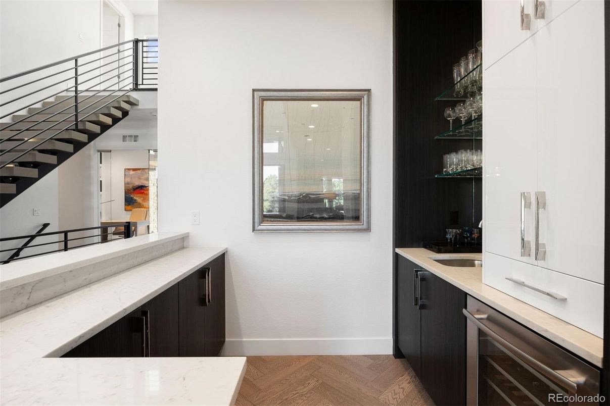 Interior, Kitchen, Wood Texture Flooring
