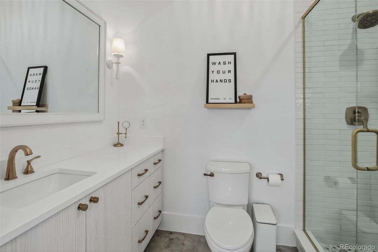 Bathroom, Glass Shower, Interior