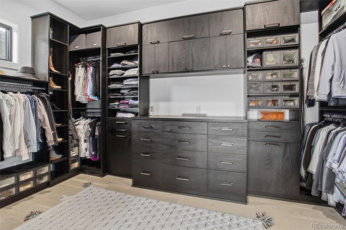 Interior, Walk-in Closets, Wood Texture Flooring