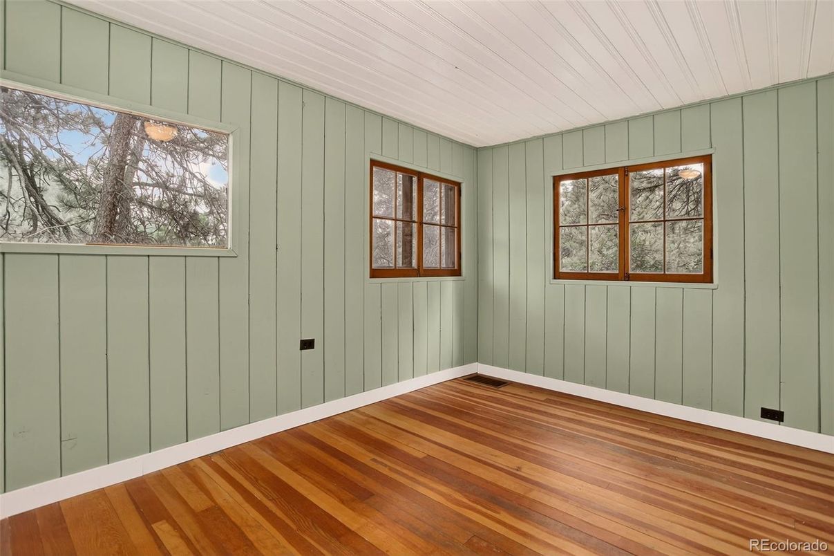 Empty room, Interior, Wood Texture Flooring