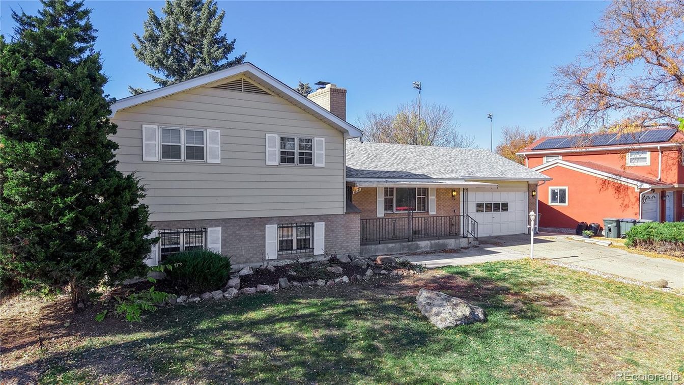 Attached, Backyard, Exterior, Facade, Solar Panels, Split Level