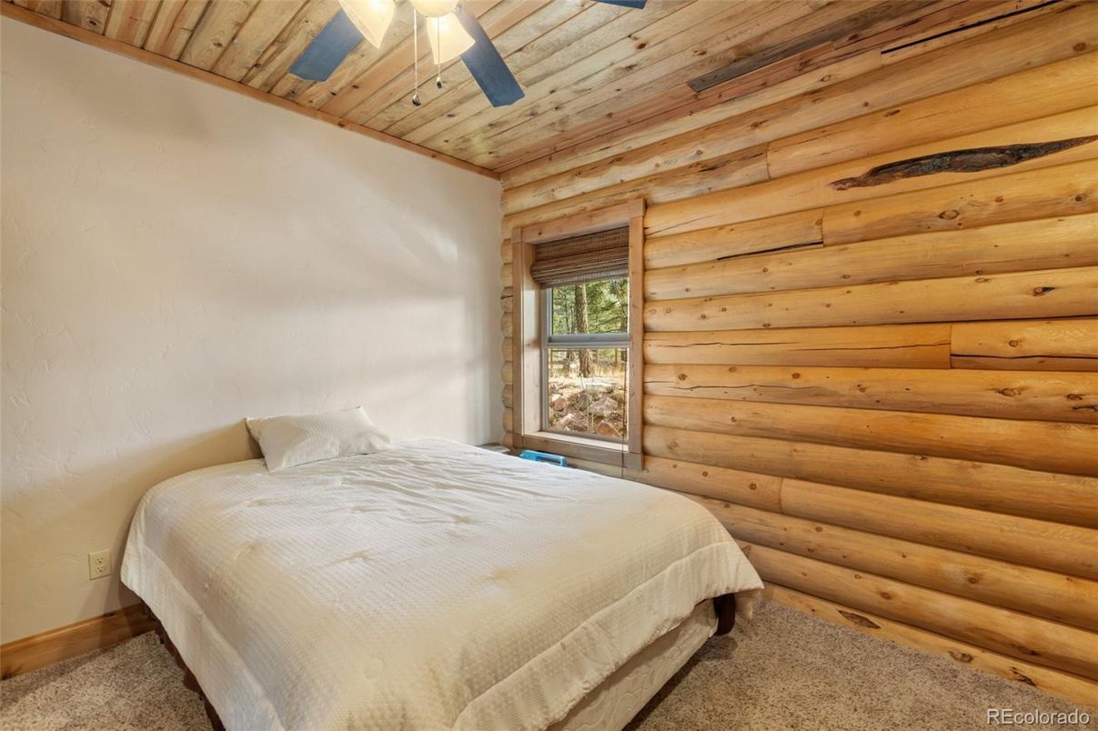 Bedroom, Interior, Wooden Ceilings, Wooden Walls