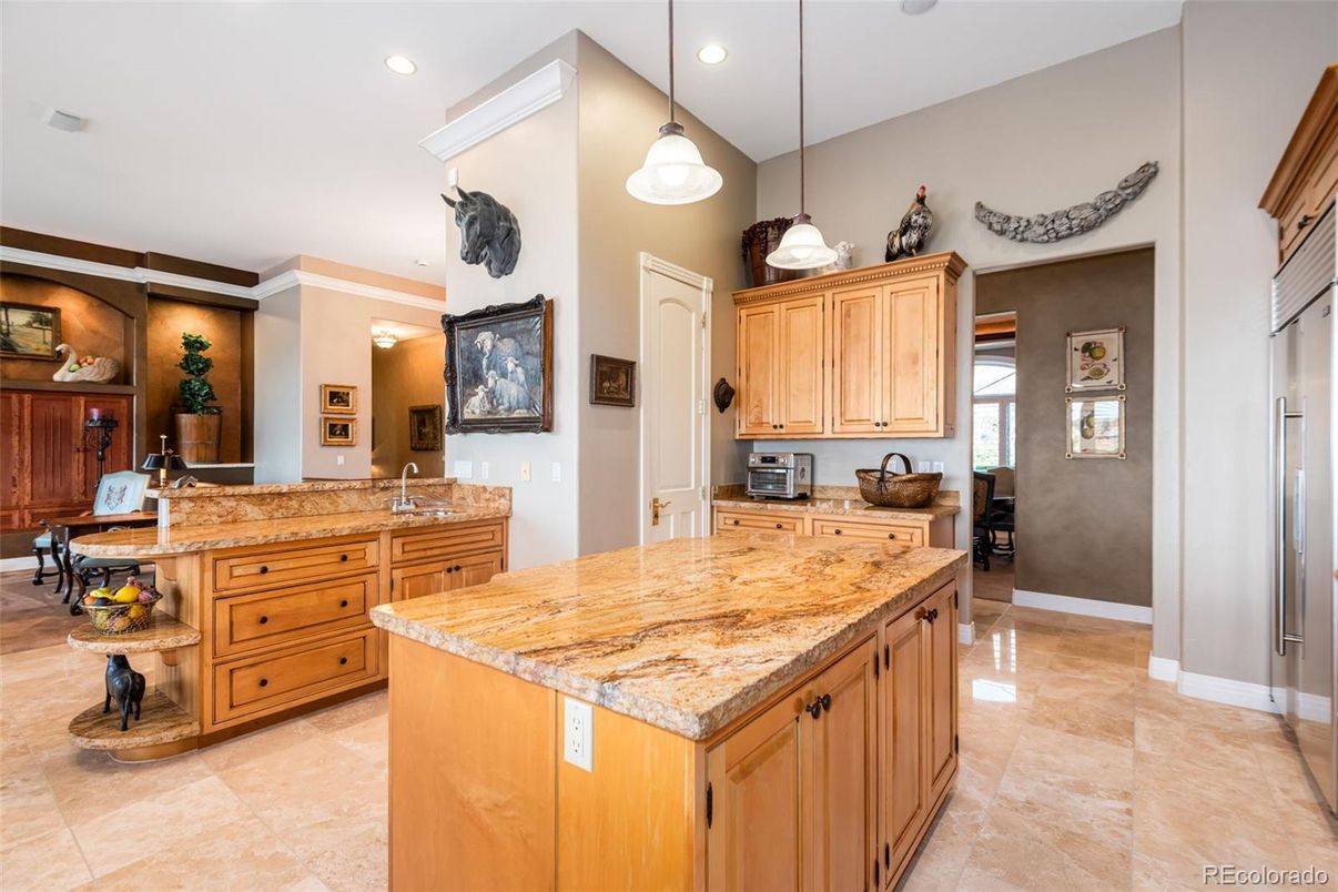 Interior, Kitchen, Pendant Lights, Recessed Lighting