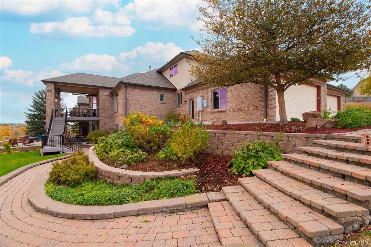 Attached, Exterior, Facade, Brick Facade, French Provincial