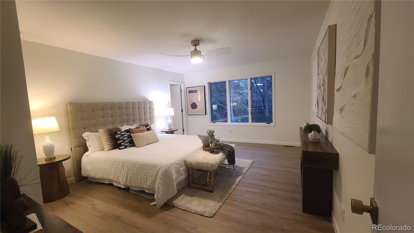 Bedroom, Interior, Wood Texture Flooring