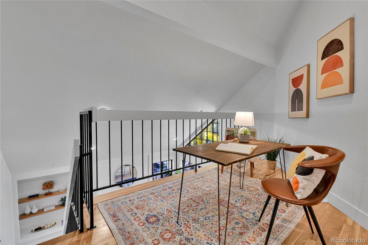 Home Office, Interior, Wood Texture Flooring