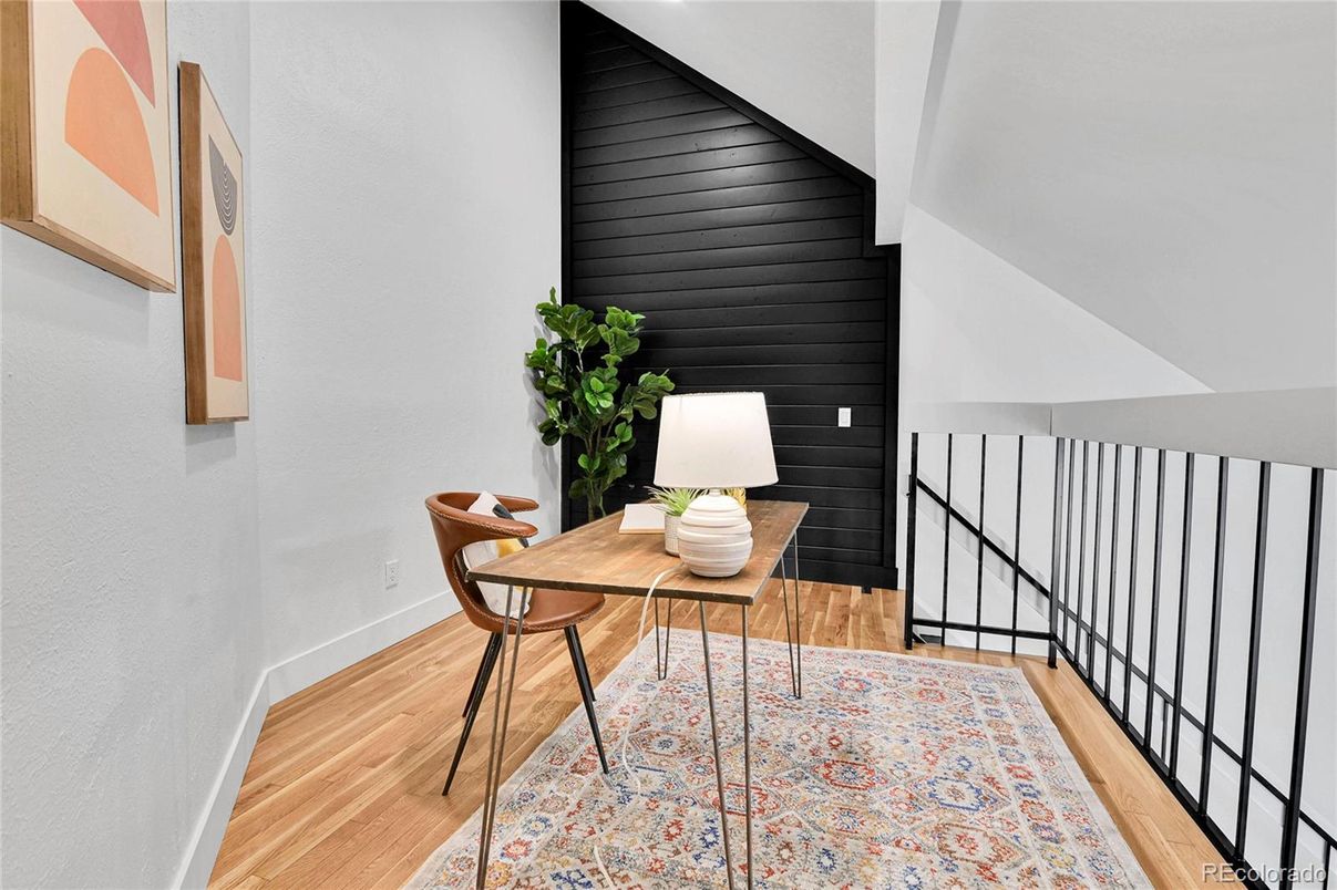 Home Office, Interior, Wood Texture Flooring