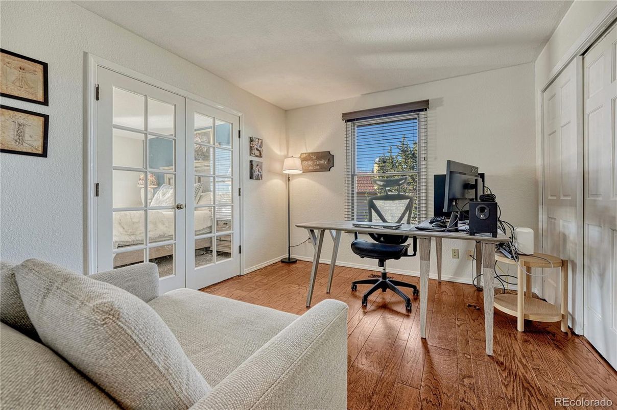 Home Office, Interior, Wood Texture Flooring
