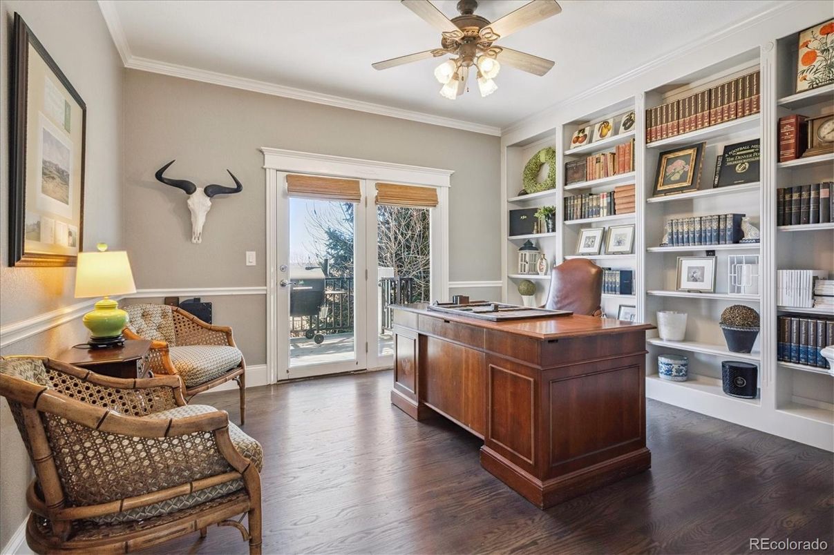 Home Office, Interior, Wood Texture Flooring