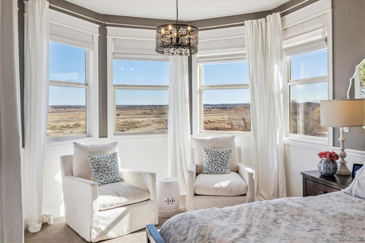 Bedroom, Interior, Pendant Lights