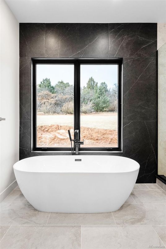 Bathroom, Free Standing Baths, Interior, Marble Walls