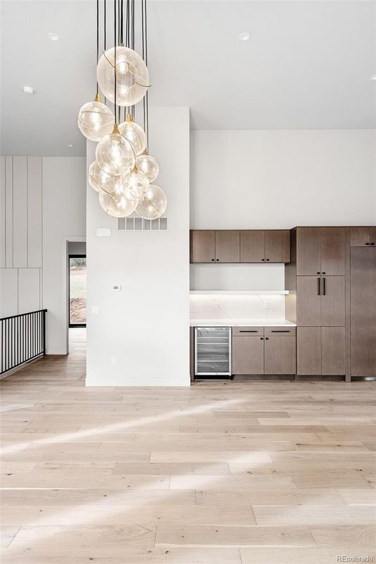 Interior, Pendant Lights, Recessed Lighting, Wood Texture Flooring