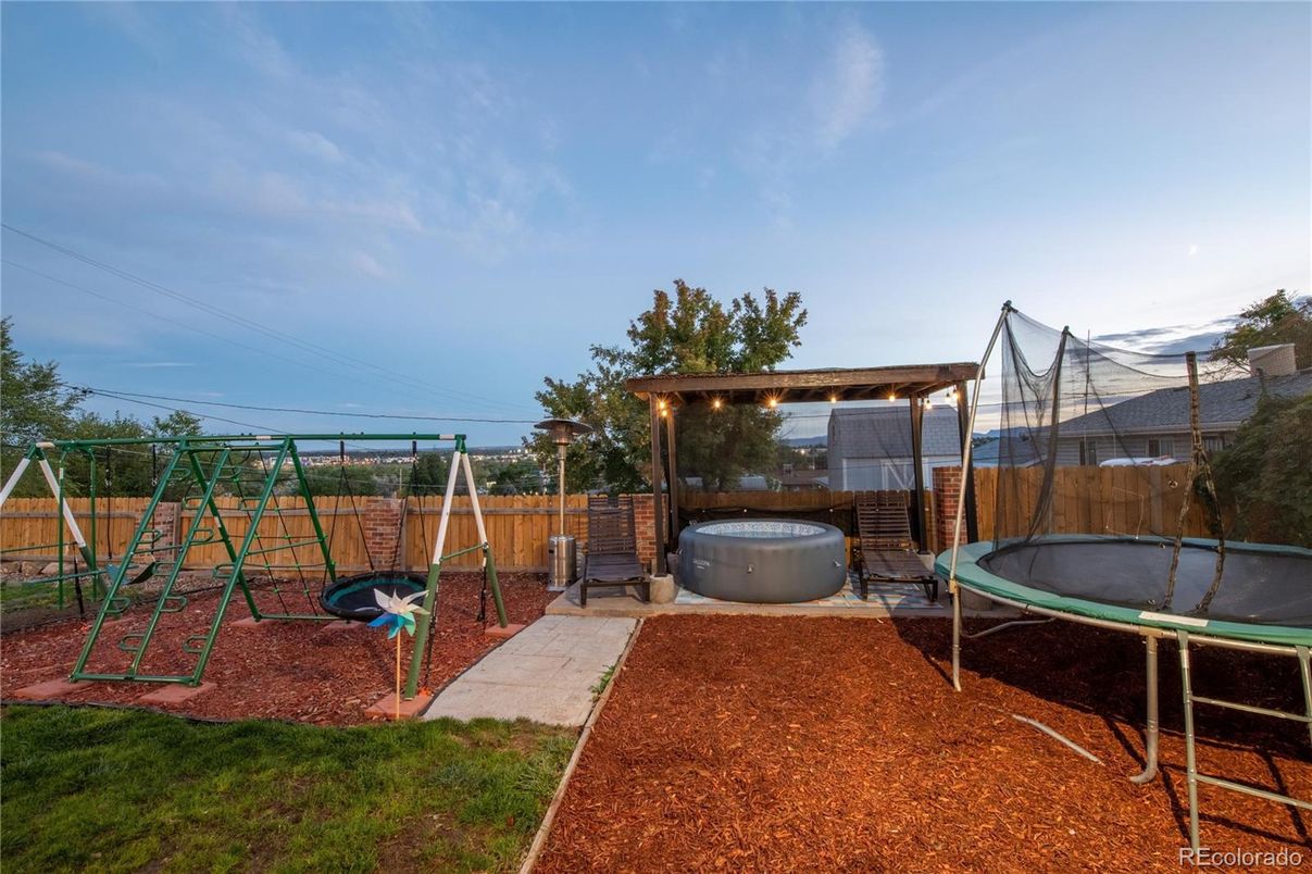Backyard, Exterior, Hot Tub, Playground