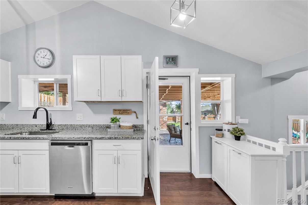 Interior, Kitchen, Wood Texture Flooring