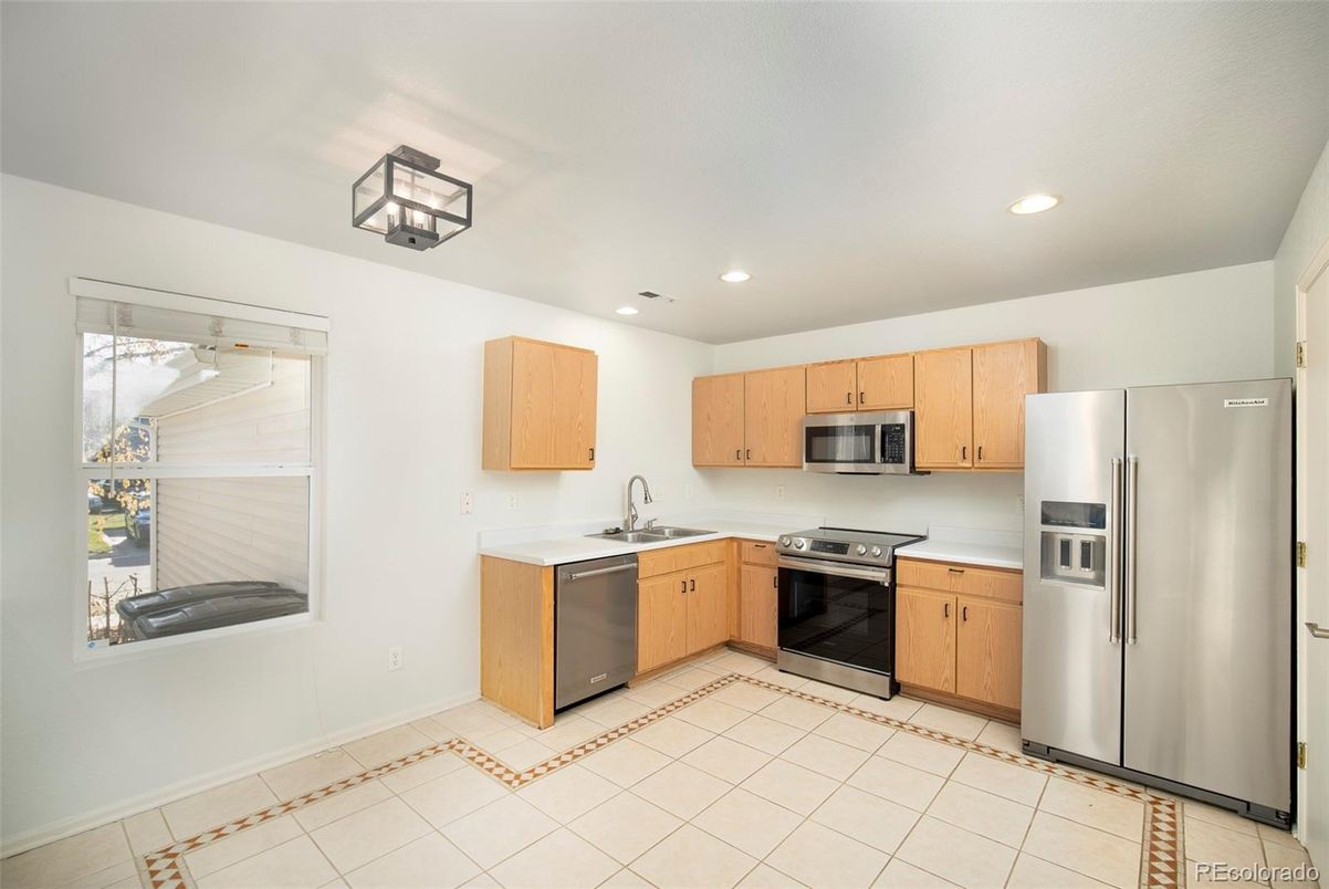 Interior, Kitchen, Recessed Lighting, Stainless Steel Appliances