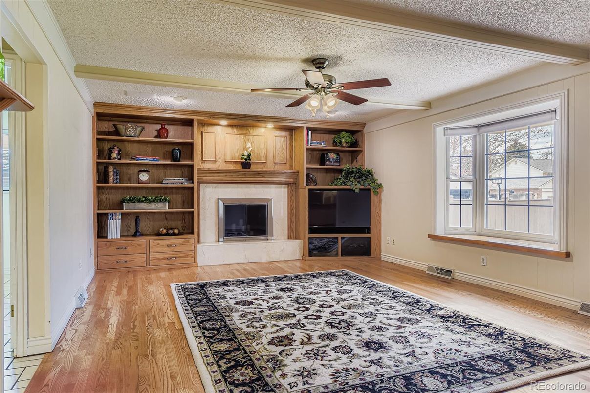 Fireplace, Interior, Wood Texture Flooring