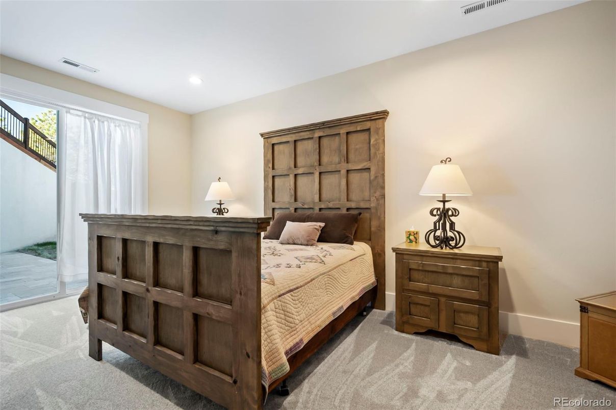 Bedroom, Interior, Recessed Lighting