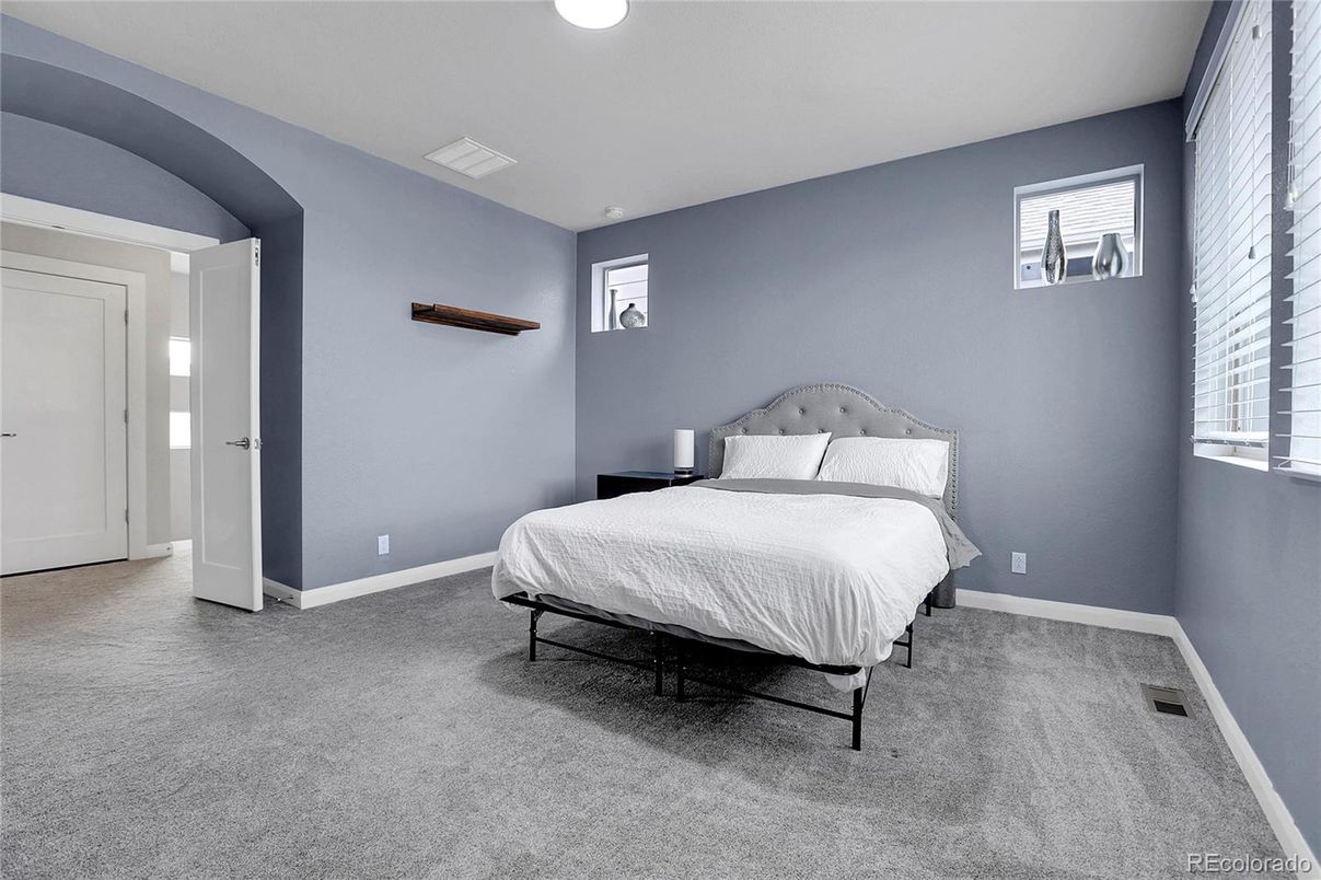 Bedroom, Interior, Recessed Lighting