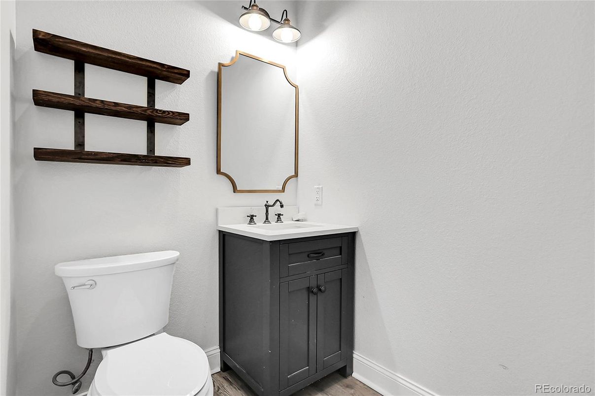 Bathroom, Interior, Wood Texture Flooring