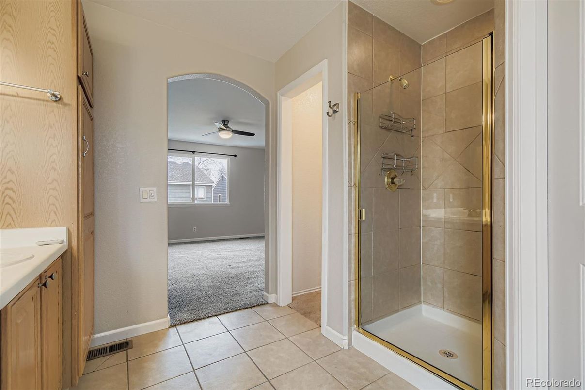 Bathroom, Glass Shower, Interior