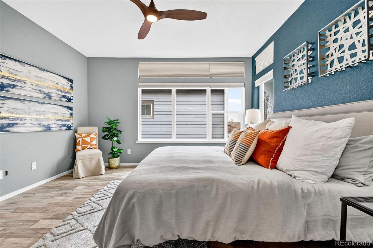 Bedroom, Interior, Wood Texture Flooring