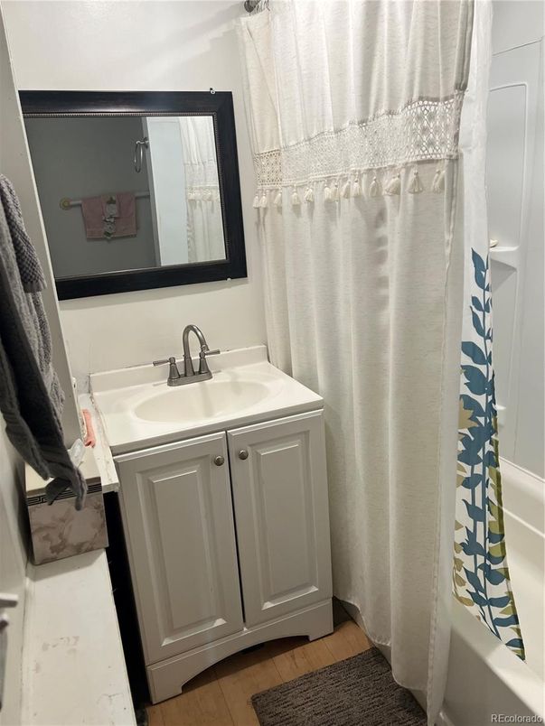 Bathroom, Interior, Wood Texture Flooring