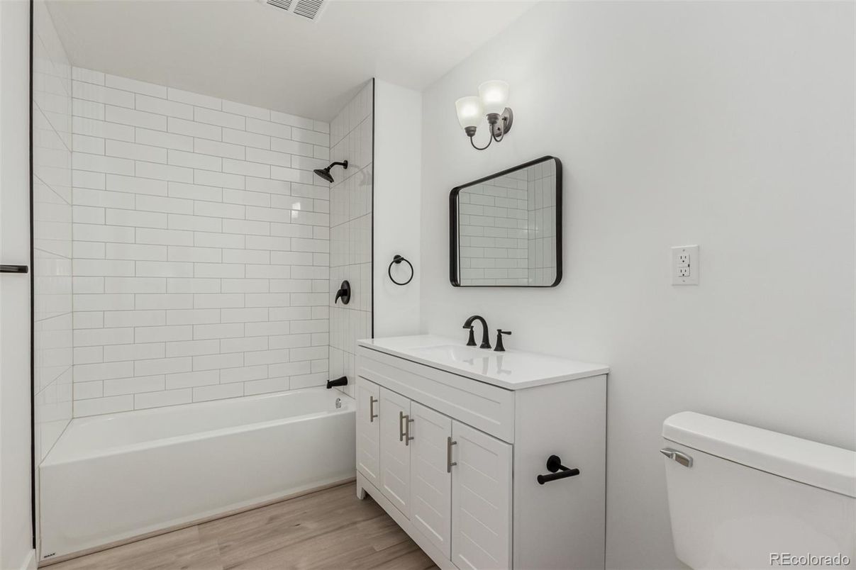 Bathroom, Interior, Wood Texture Flooring