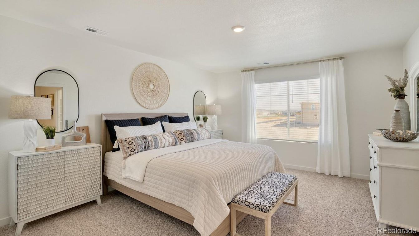 Bedroom, Interior, Recessed Lighting