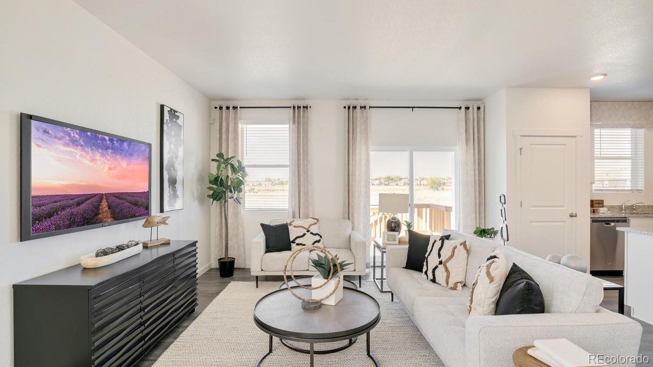 Interior, Living room, Recessed Lighting