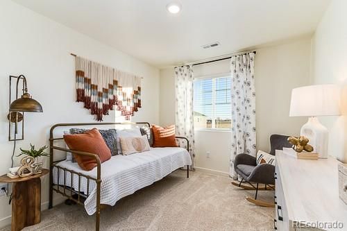 Bedroom, Interior, Recessed Lighting