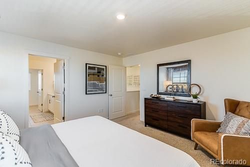 Bedroom, Interior, Recessed Lighting