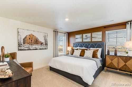 Bedroom, Interior, Recessed Lighting