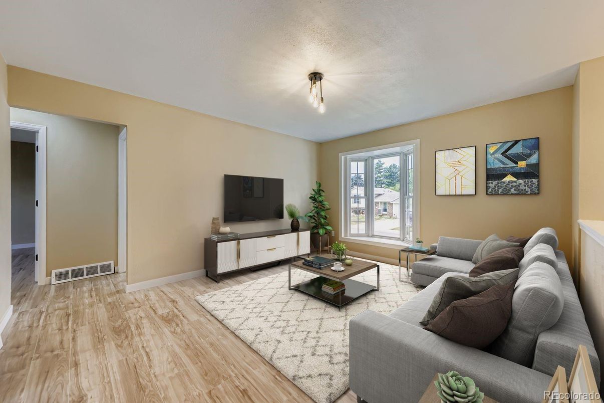 Interior, Living room, Wood Texture Flooring