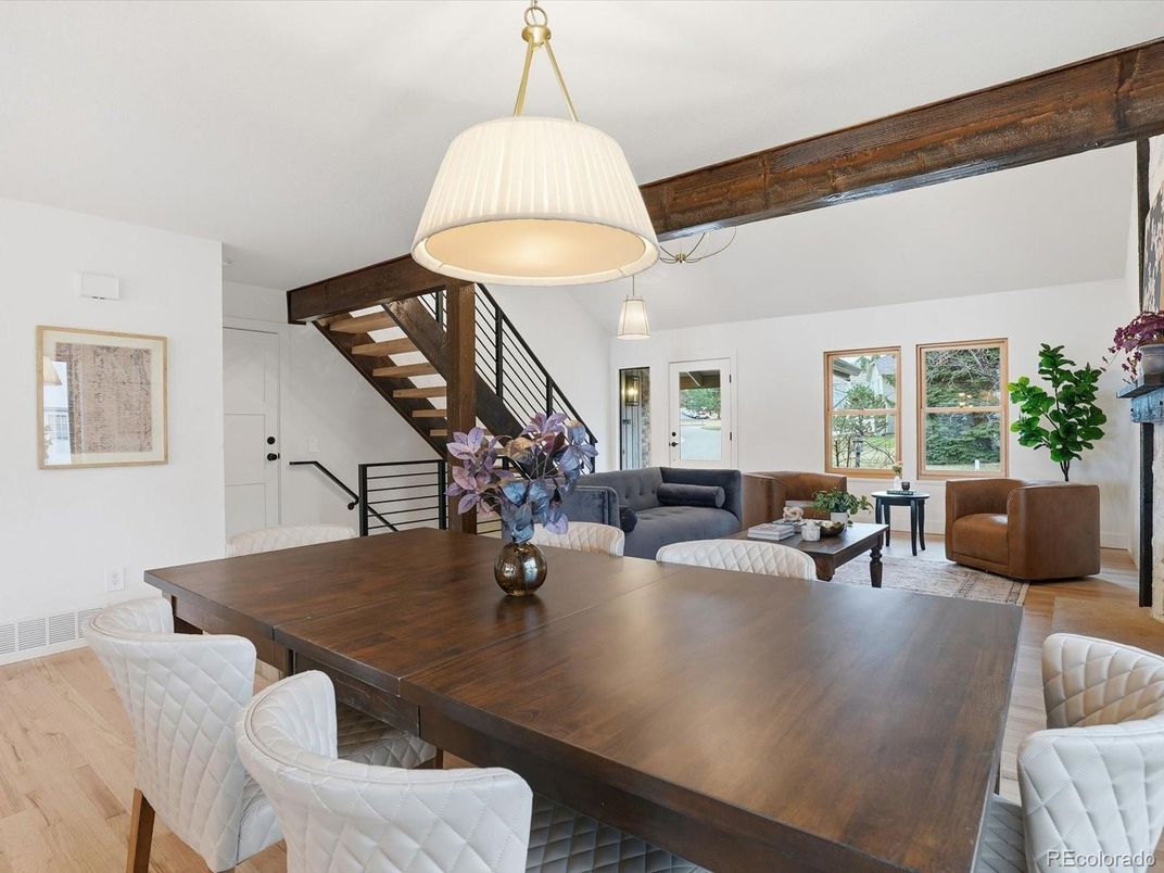 Dining room, Interior, Living room, Wood Texture Flooring