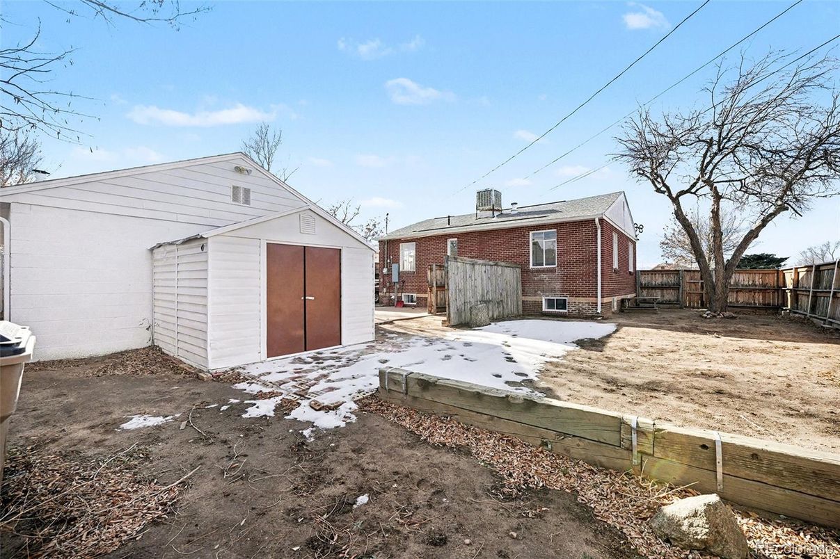 Backyard, Detached Garage, Exterior