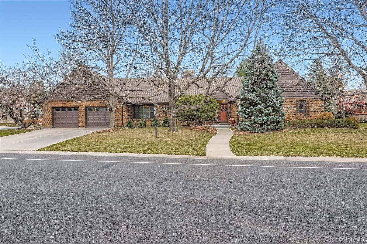 Attached, Exterior, Facade, Brick Facade, Tudor Revival
