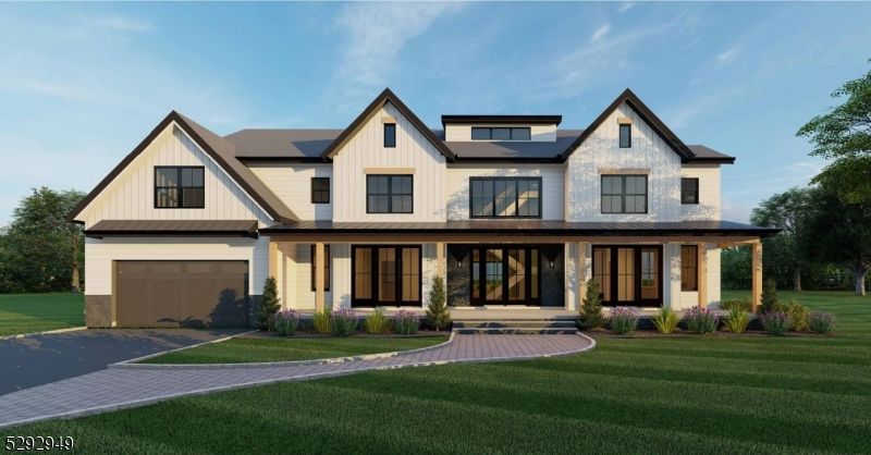 Attached, Exterior, Facade, Solar Panels, Farmhouse