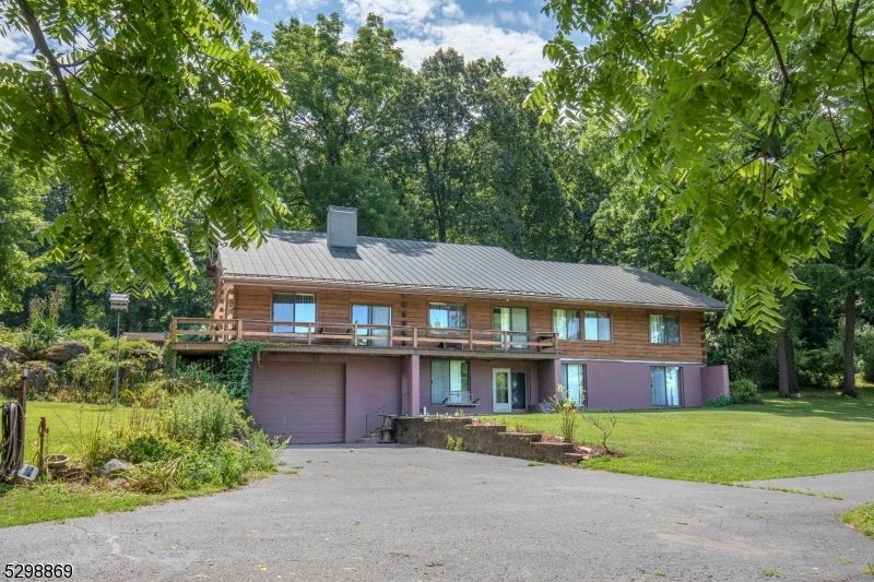 Attached, Backyard, Exterior, Facade, Log Home
