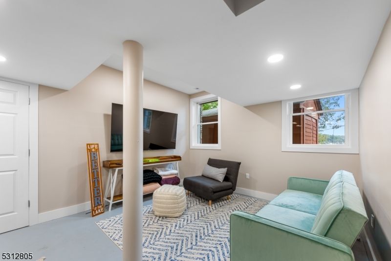 Interior, Living room, Recessed Lighting