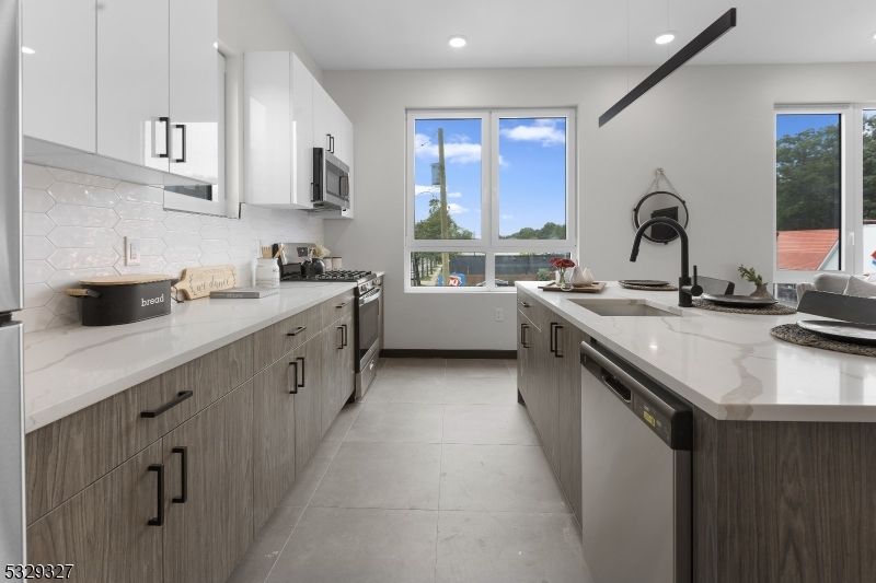 Interior, Kitchen, Recessed Lighting, Stainless Steel Appliances