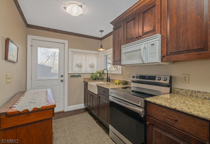 Interior, Kitchen, Pendant Lights, Stainless Steel Appliances, Wood Texture Flooring